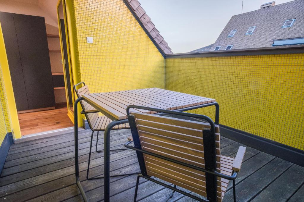 Balkón nebo terasa v ubytování Apartmán Mariana