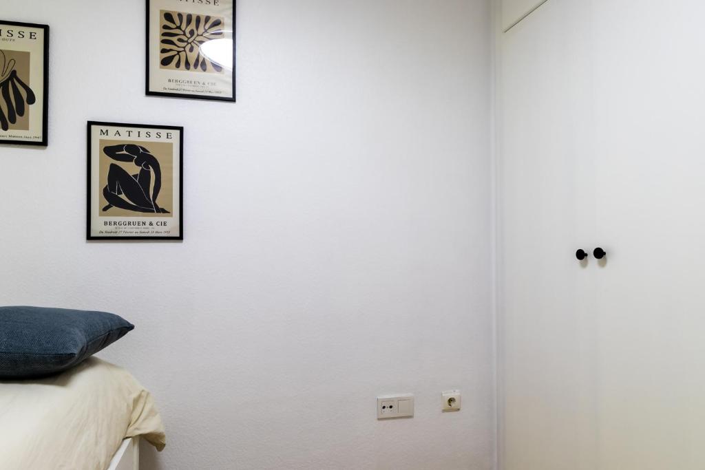 Posteľ alebo postele v izbe v ubytovaní Apartamento Pink Medsea