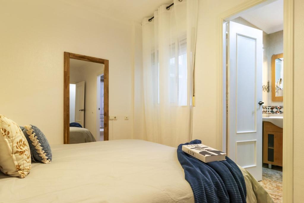 Posteľ alebo postele v izbe v ubytovaní Apartamento Pink Medsea