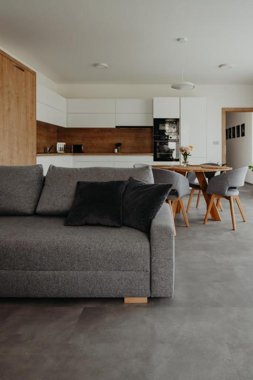 Posezení v ubytování Apartmán Ústí
