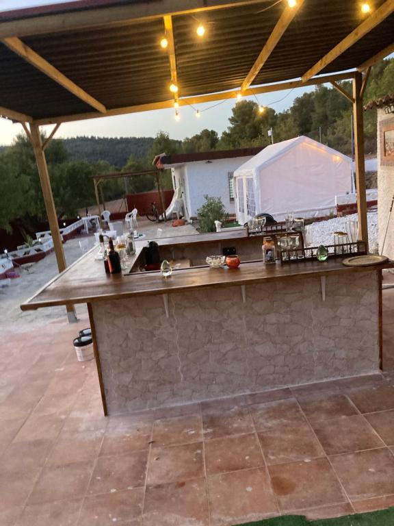 Balkón nebo terasa v ubytování Finca El Escondite