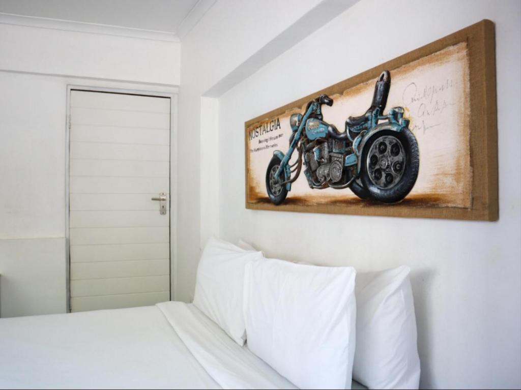 Letto o letti in una camera di Casa Palmeira
