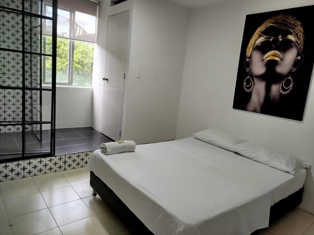 Postel nebo postele na pokoji v ubytování Hotel Bayadera Real