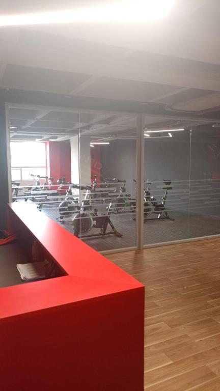 Fitness centrum a/nebo fitness zařízení v ubytování Apto Completo con Estudio y CLUB HOUSE