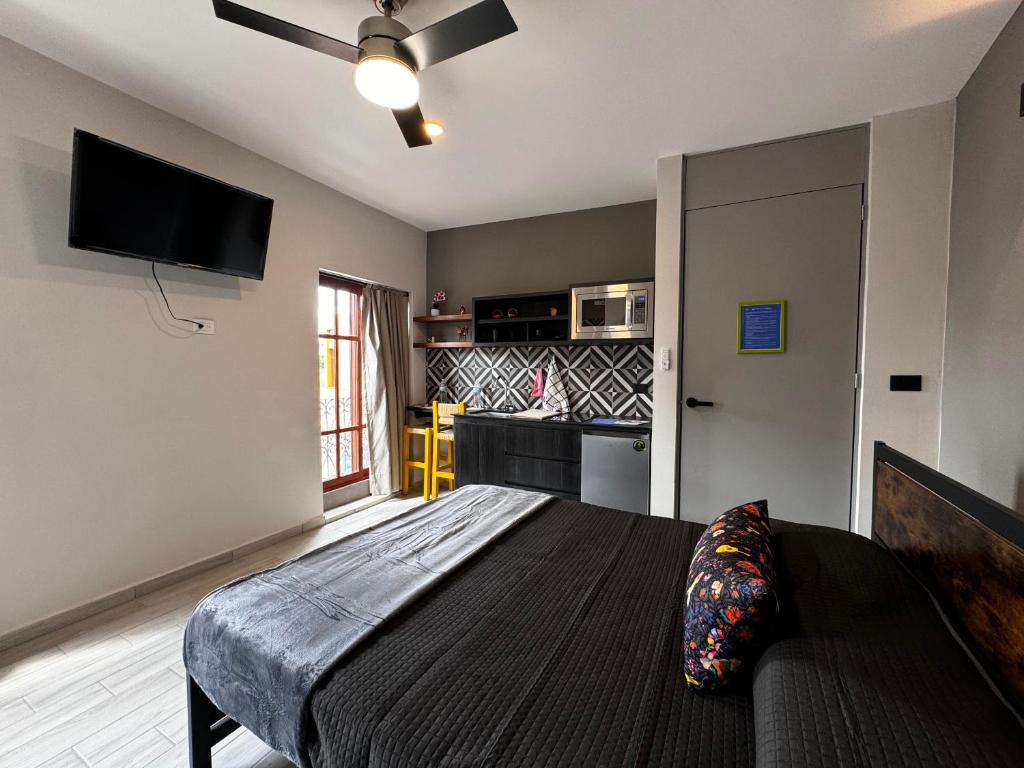 Kuchyň nebo kuchyňský kout v ubytování Casa Tahíí