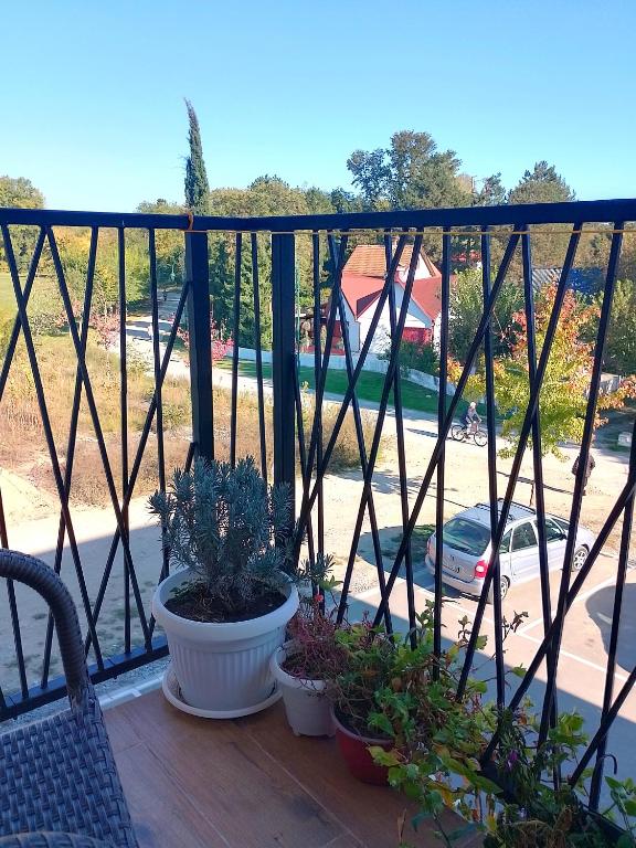 Balkon ili terasa u objektu Apartman ELIT Srebrno jezero