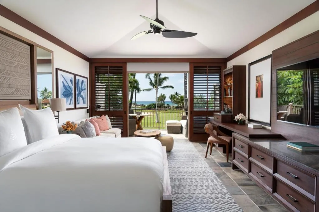 King Room with Ocean and Golf Course View