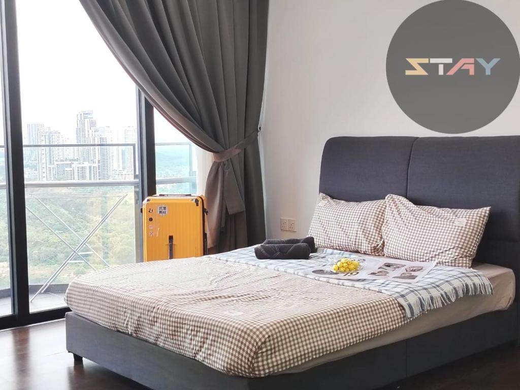 Postel nebo postele na pokoji v ubytování Almas Cozy Studio Escape Netflix 100mbps BySTAY