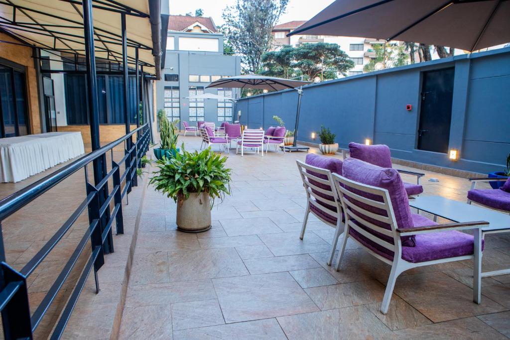 Balkón nebo terasa v ubytování Swiss-Belinn Nairobi