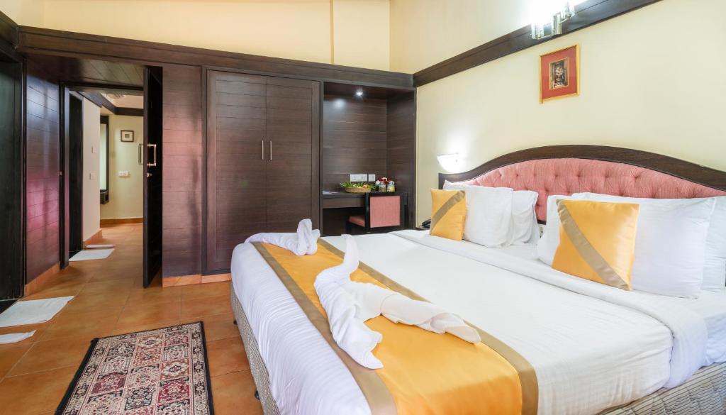 Postel nebo postele na pokoji v ubytování Toshali Sands Nature Escape Puri