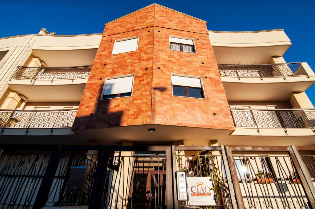 Budova, kde se aparthotel nachází