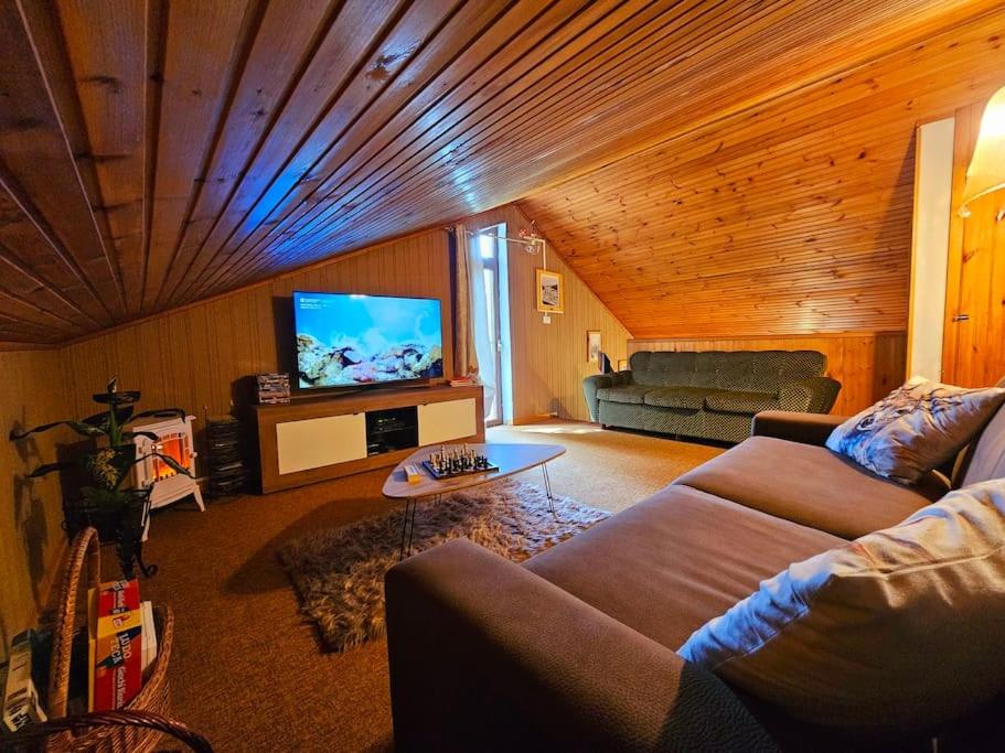 TV a/nebo společenská místnost v ubytování LORICAskiHOME