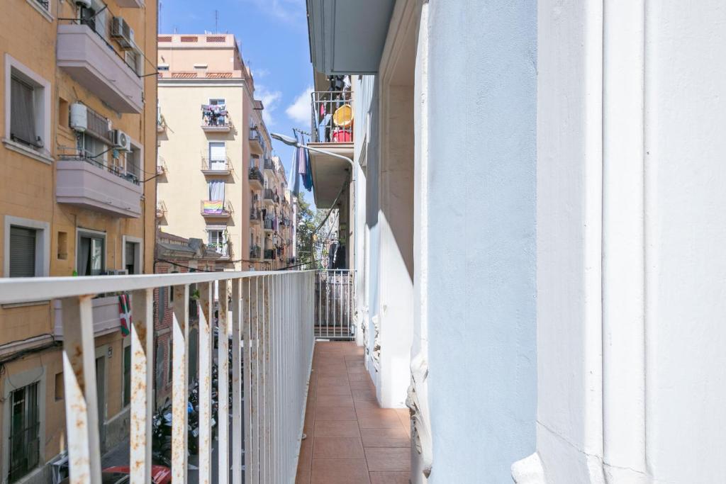 Balkón alebo terasa v ubytovaní Uma Suites Barceloneta Beach