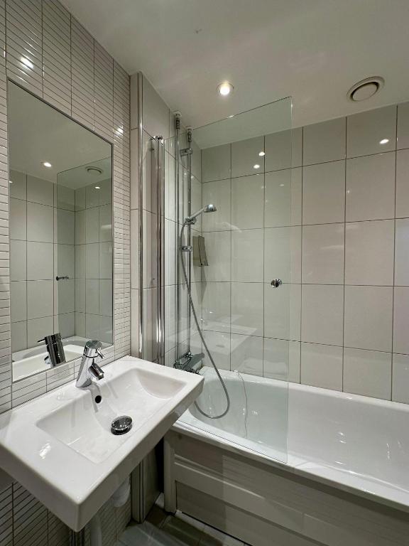 Koupelna v ubytování Spar Hotel Majorna