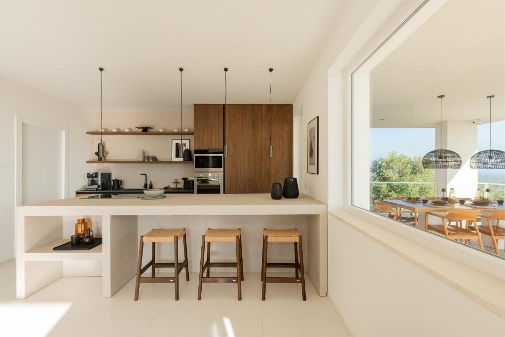 A kitchen or kitchenette at Villa Skyler