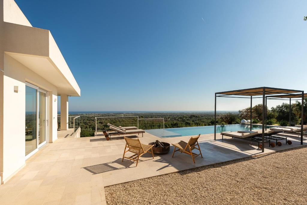 The swimming pool at or close to Villa Skyler