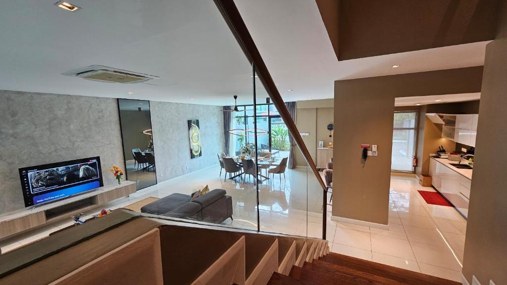 Köök või kööginurk majutusasutuses The Langkawi Luxury