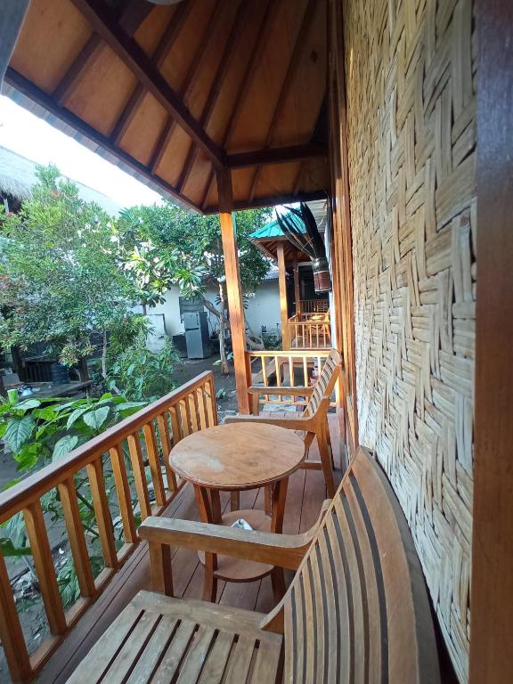 Balkón nebo terasa v ubytování Lombok Collection Gili Air