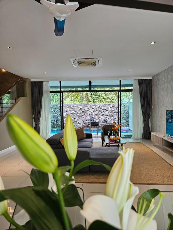Istumisnurk majutusasutuses The Langkawi Luxury