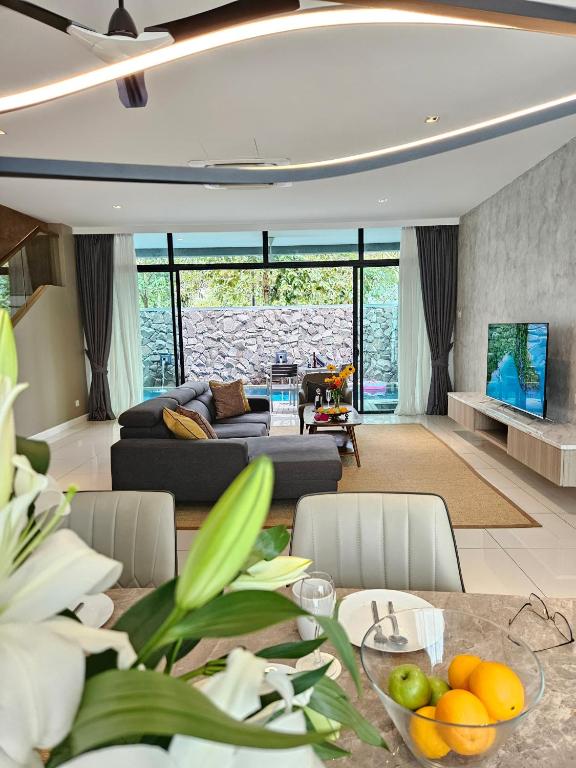 Istumisnurk majutusasutuses The Langkawi Luxury