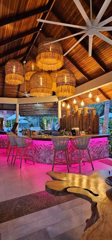 Restaurace v ubytování Hotel Le Duc de Praslin