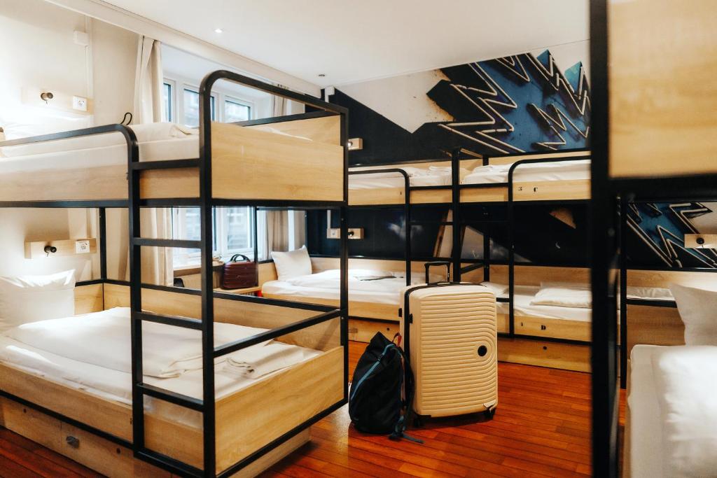 Cama ou camas em um quarto em Urban House Copenhagen by MEININGER