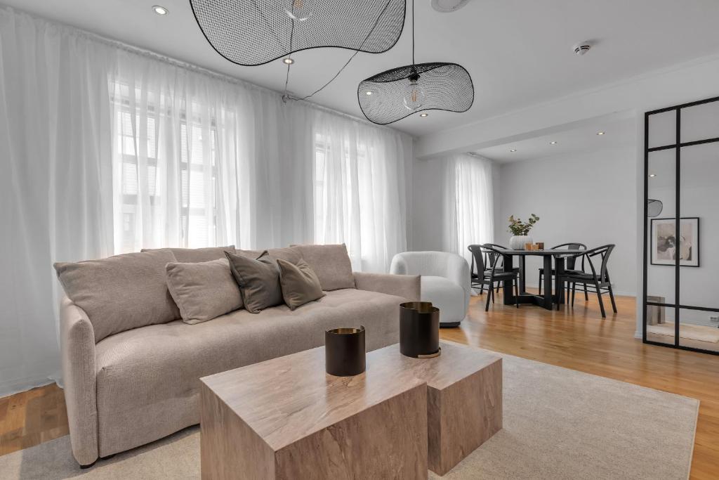 Χώρος καθιστικού στο City Center Gem in Tromsø