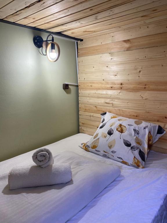 Postel nebo postele na pokoji v ubytování Relax Station