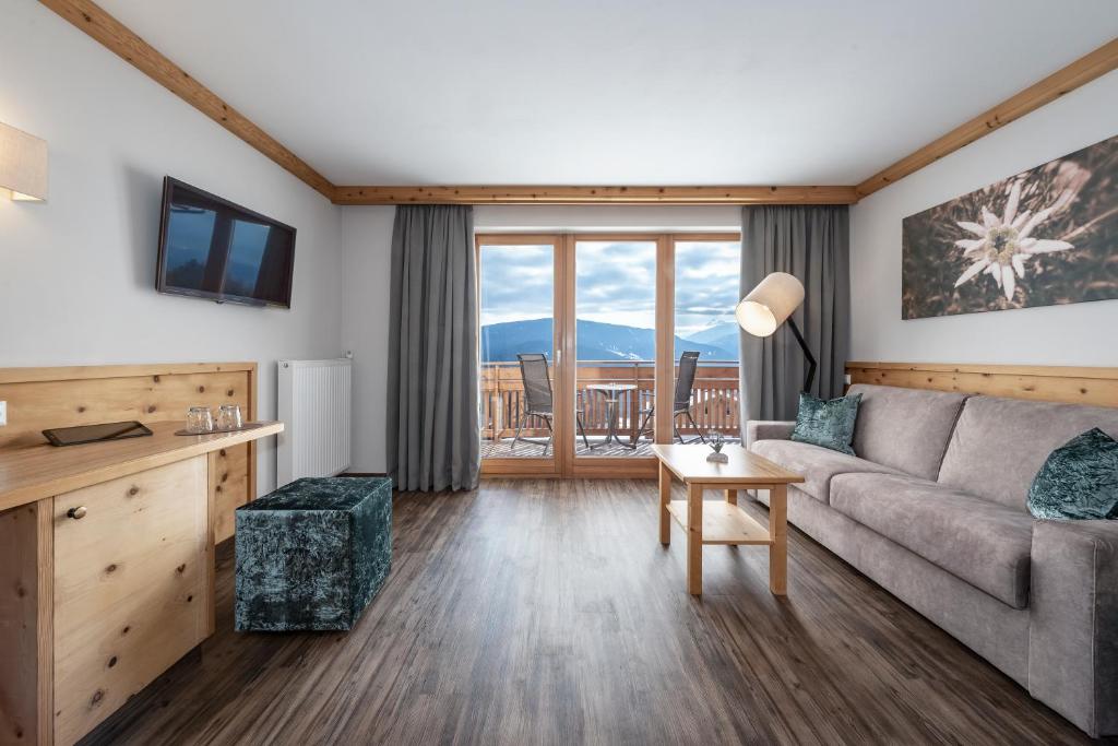 Posezení v ubytování Hotel Edelweiss