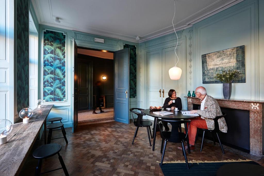 Posezení v ubytování Hotel Monsieur Ernest