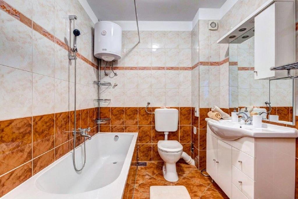Kúpeľňa v ubytovaní Apartment Big