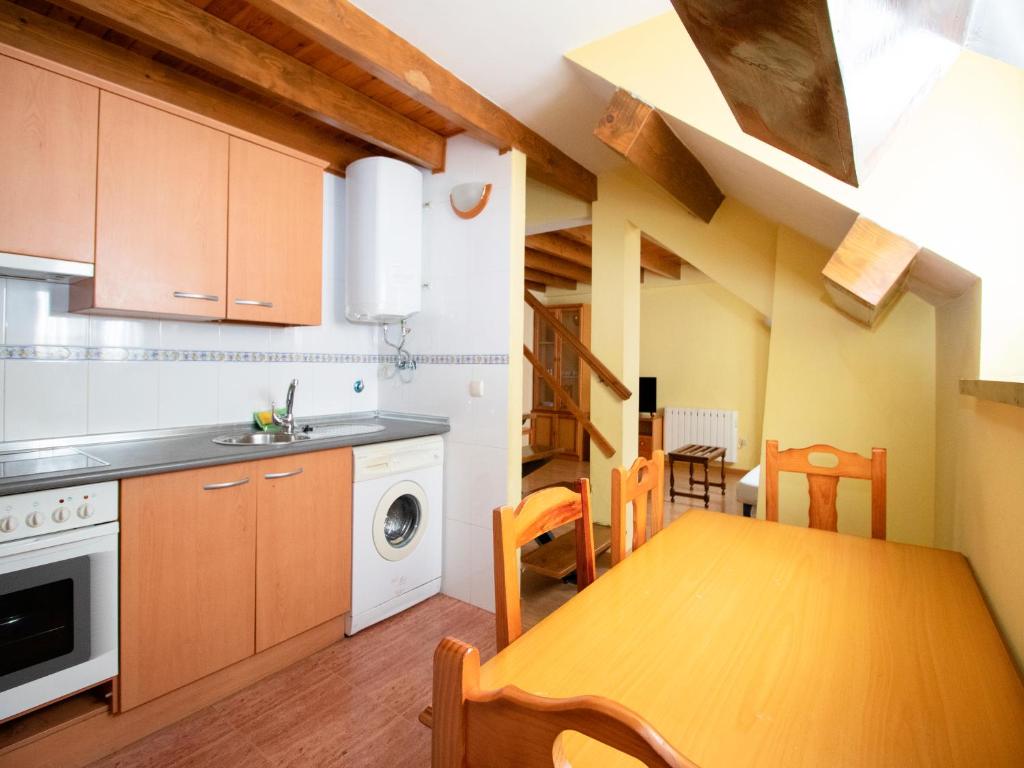 Kuchyň nebo kuchyňský kout v ubytování Apartamentos Canfranc 3000