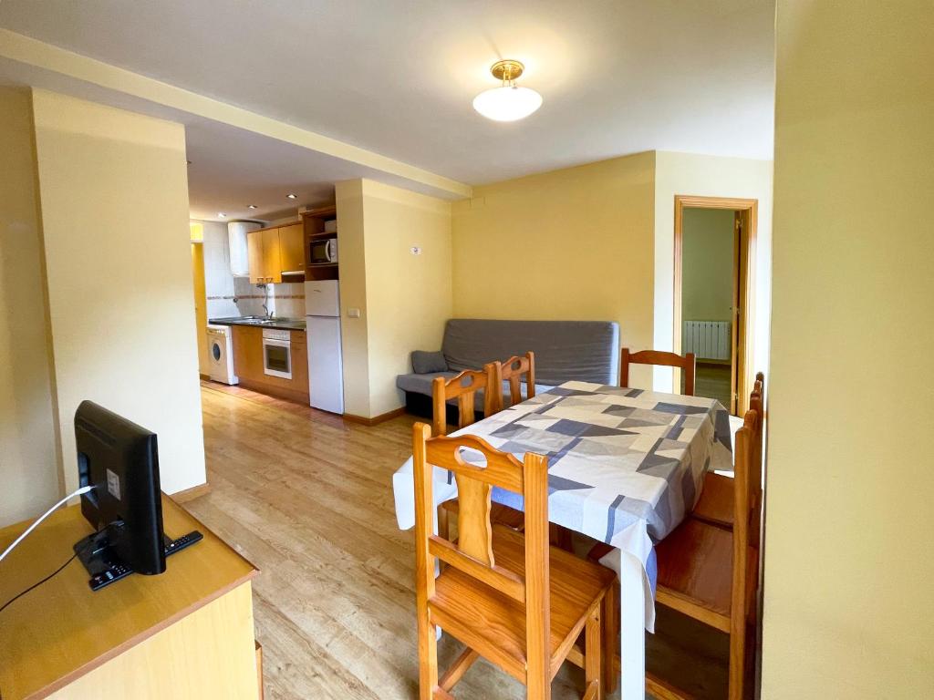 Kuchyň nebo kuchyňský kout v ubytování Apartamentos Canfranc 3000