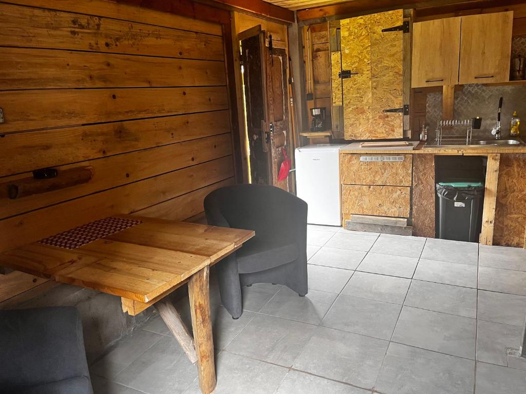 Kuchyň nebo kuchyňský kout v ubytování Cabane 2