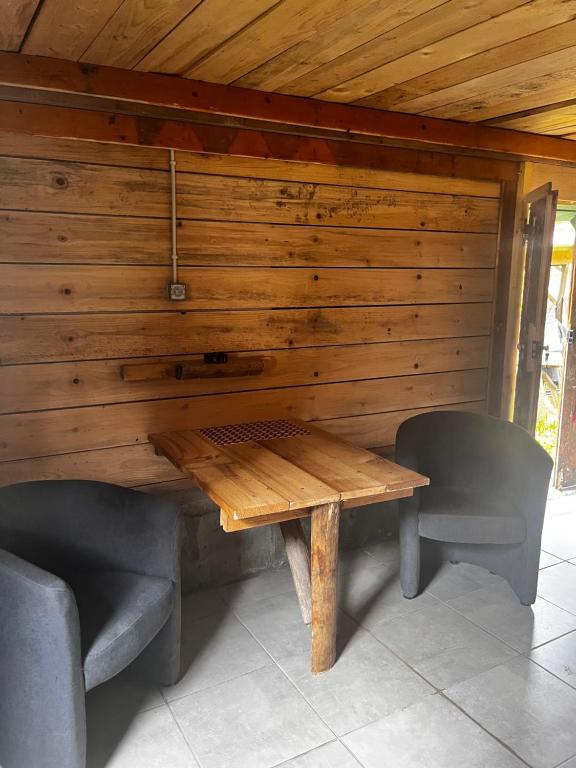 Posezení v ubytování Cabane 2