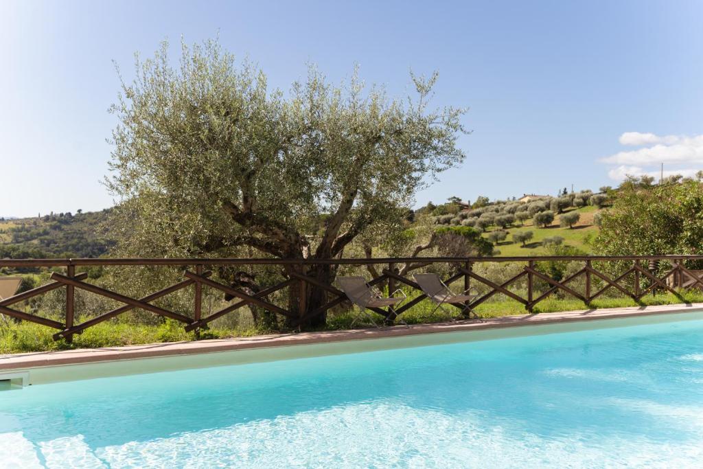 Bazén v ubytování Agriturismo San Felicissimo nebo v jeho okolí