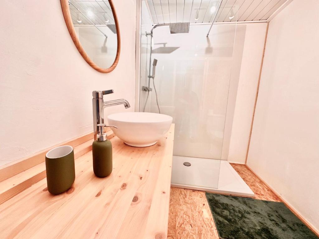 Koupelna v ubytování Appartement Ô Tranquil