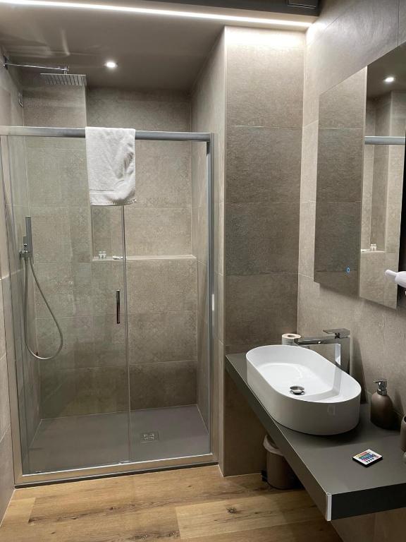 Koupelna v ubytování Assisium Agriturismo