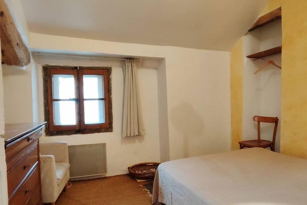 Postel nebo postele na pokoji v ubytování Le Real-AX, Grand Appartement au Coeur de Ax les Thermes