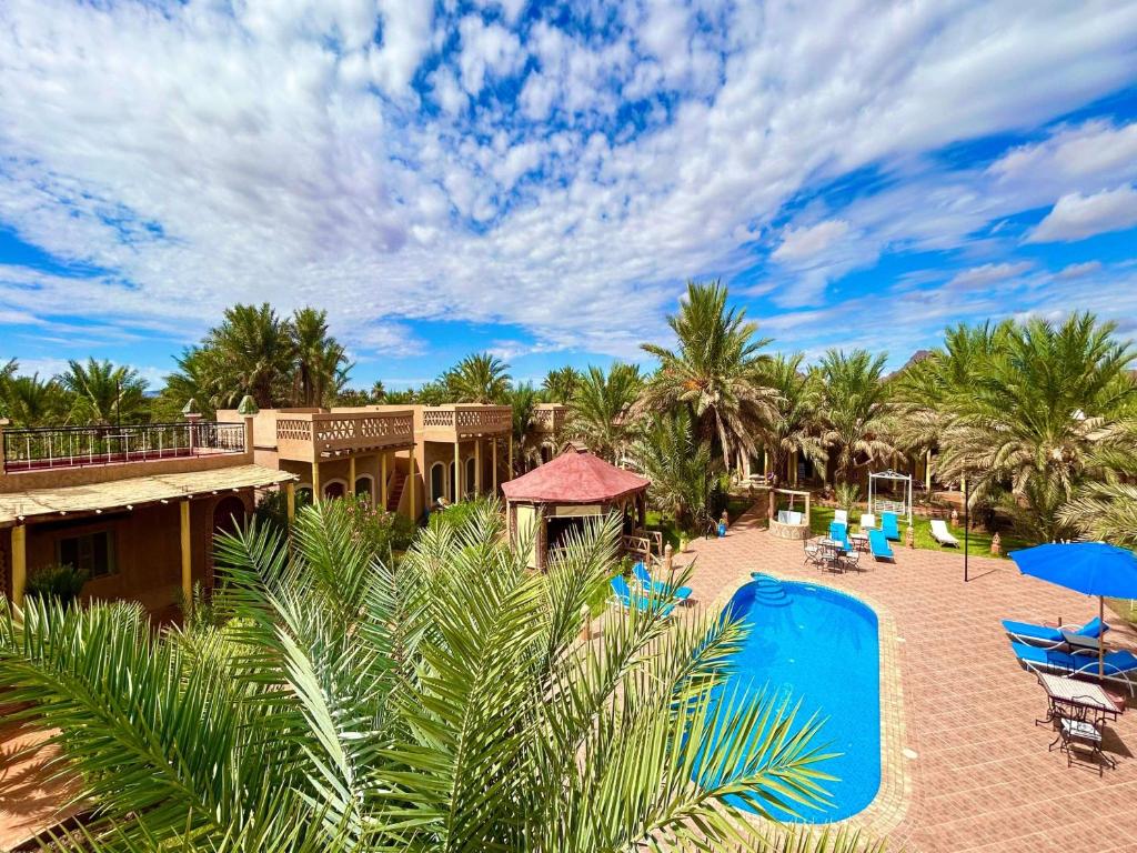Bazén v ubytování Oasis Tilogui - Luxury hotel in Zagora nebo v jeho okolí