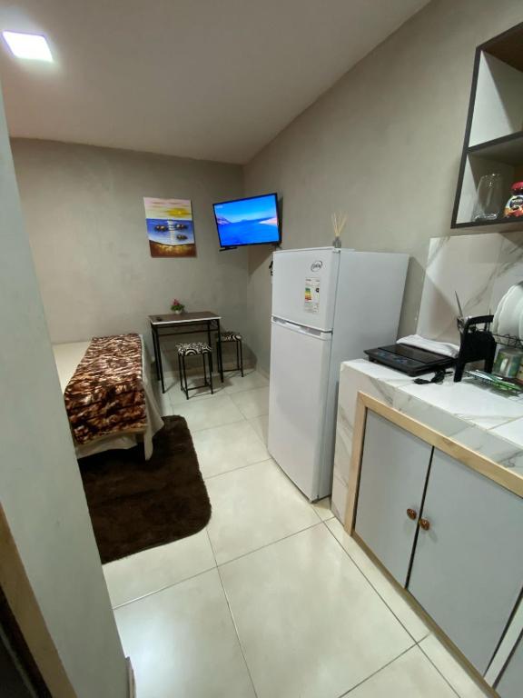 Kuchyň nebo kuchyňský kout v ubytování LFA House
