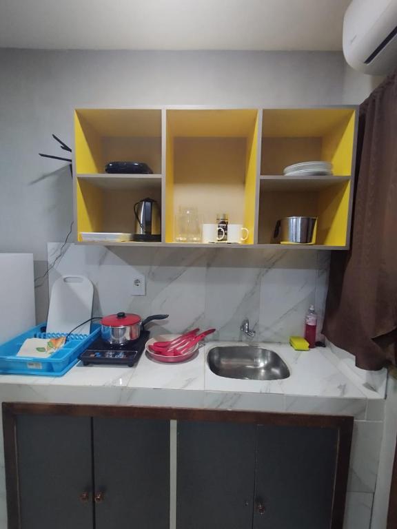 Kuchyň nebo kuchyňský kout v ubytování LFA House