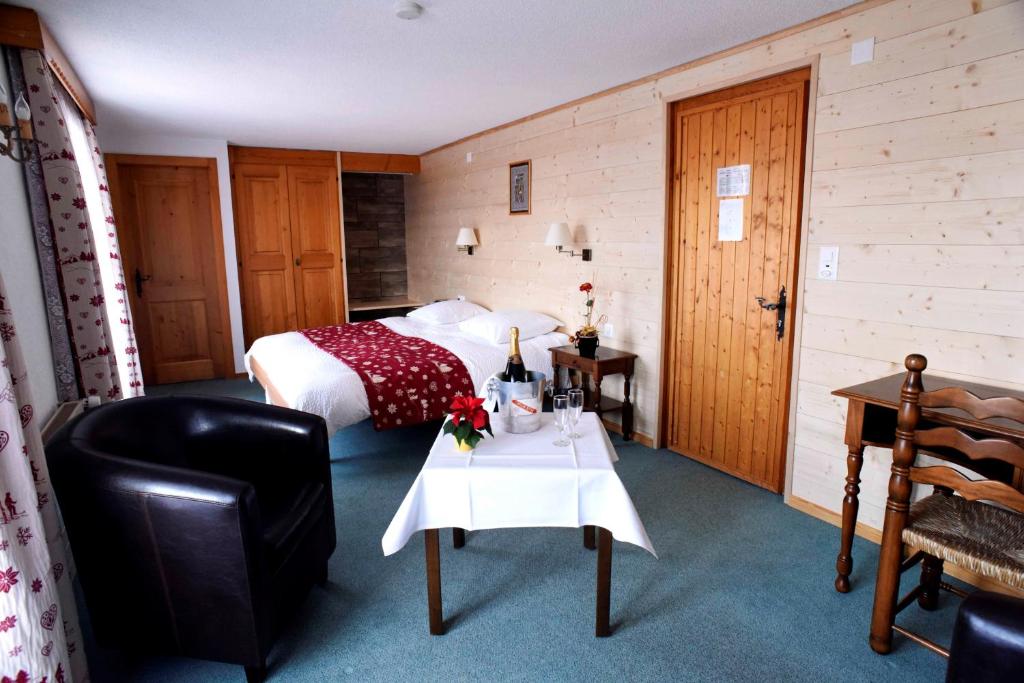 Posezení v ubytování Hotel de la Poste Verbier