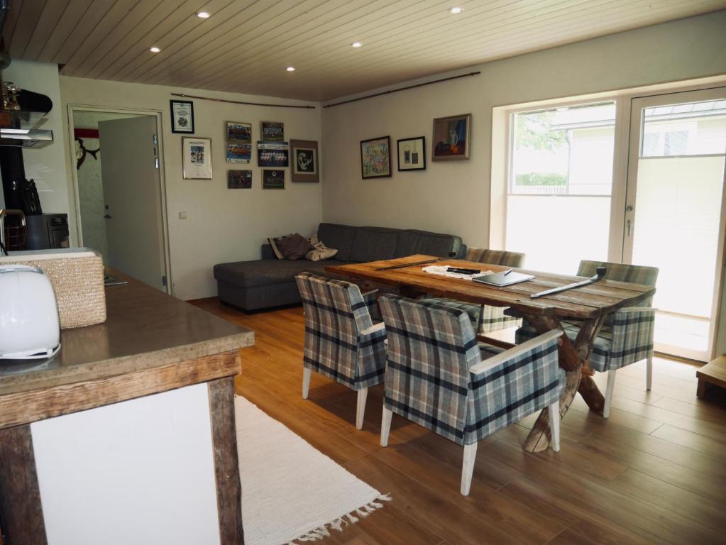 Posezení v ubytování Sportsmen´s Holiday House
