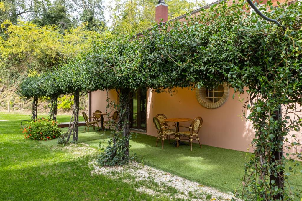 Zahrada ubytování VillaChiara Gradara