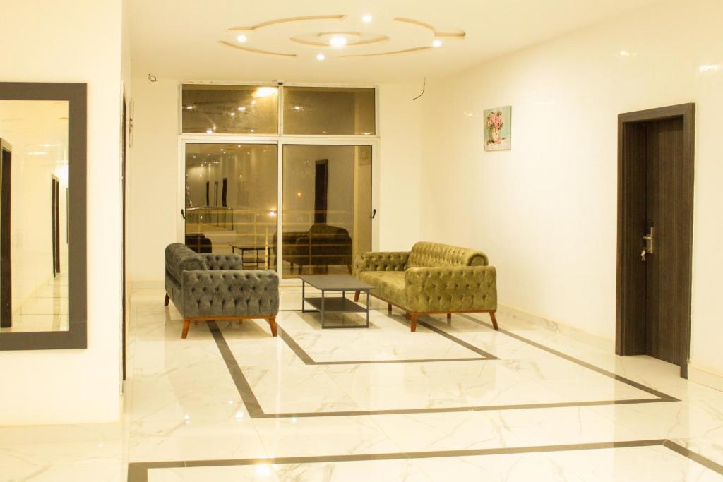 Posezení v ubytování Urban Hotel Suites