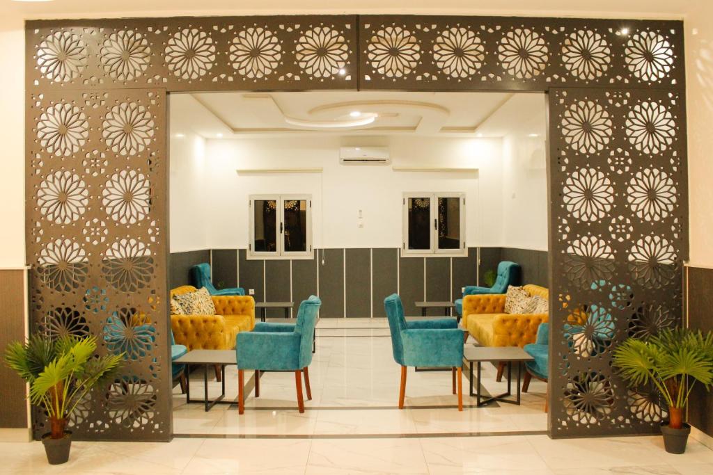 Posezení v ubytování Urban Hotel Suites
