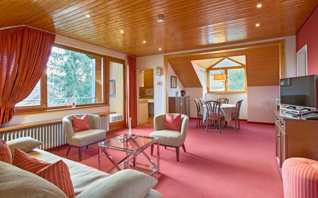 Posezení v ubytování Ferienresort am Mattenweg