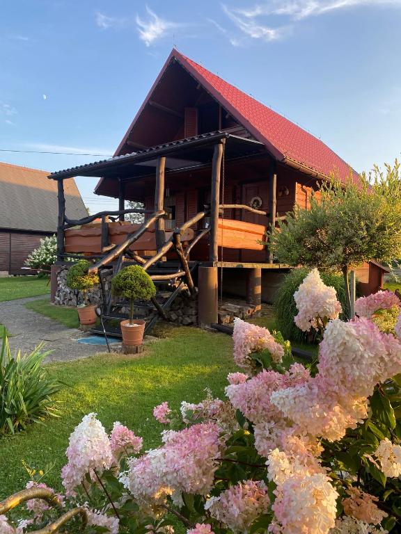 Zahrada ubytování Rancho-Bierna