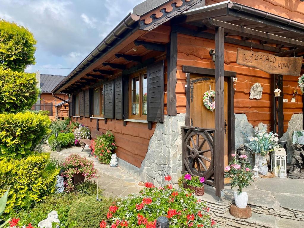 Zahrada ubytování Rancho-Bierna